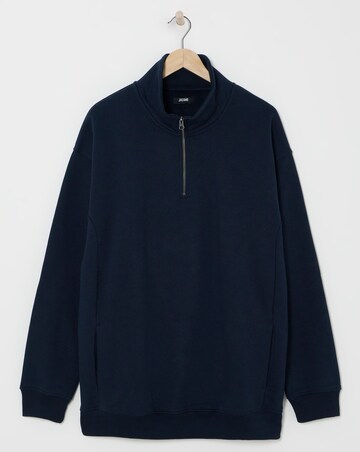 1/4 Zip Relaxed Fit Sweatshirt