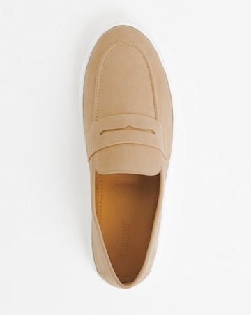 Suede Look Cupsole Loafer Standard Fit