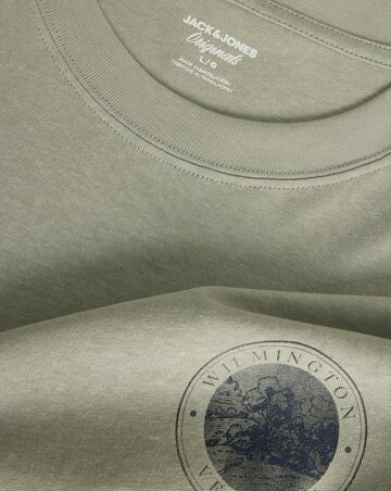 Jack & Jones Vermont Originals Back Graphic T-Shirt - Khaki