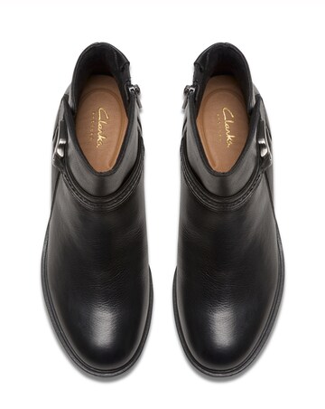 Clarks Neva Buckle Leather Boot