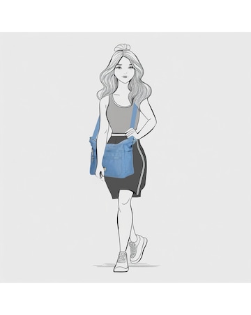 Enrico Benetti Suzie Single Handle Crinkle Nylon Shoulderbag