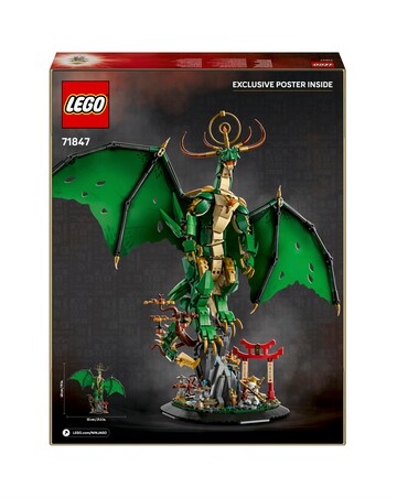 LEGO NINJAGO The Guardian Dragon Display Building Kit with Master Wu 71847