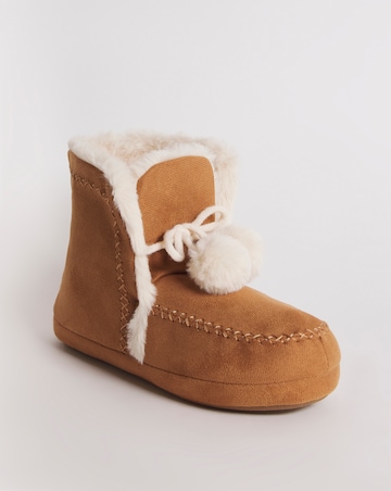 Ola Scandi Slipper Boots - Wide Fit (E)
