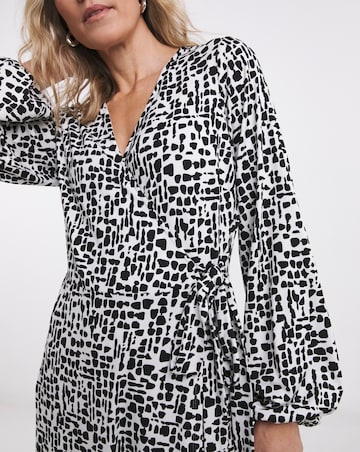 Soft Touch Long Sleeve Wrap Dress