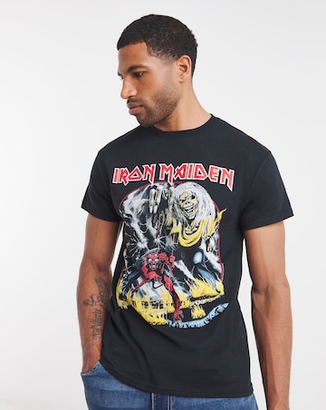 Iron Maiden Graphic Band T-Shirt - Black