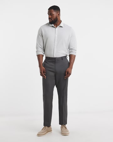 Premium Textured Cut Away Collar Shirt