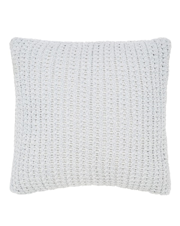 Chenille Basket Weave Cushion