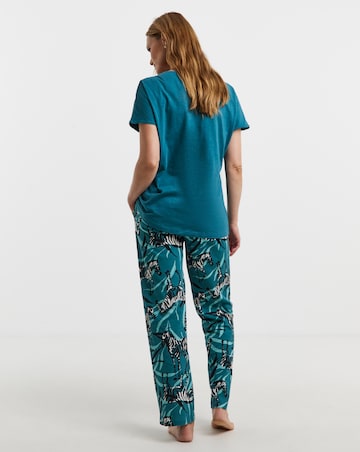 JD Williams (2 Pack) Cotton Pyjama Sets Animal Print