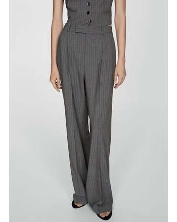 Mango Bowery Straight Leg Trousers