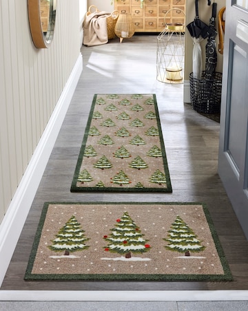My Winter Trees Runner and Doormat Set