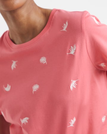 Pure Cotton Embriodered T-Shirt