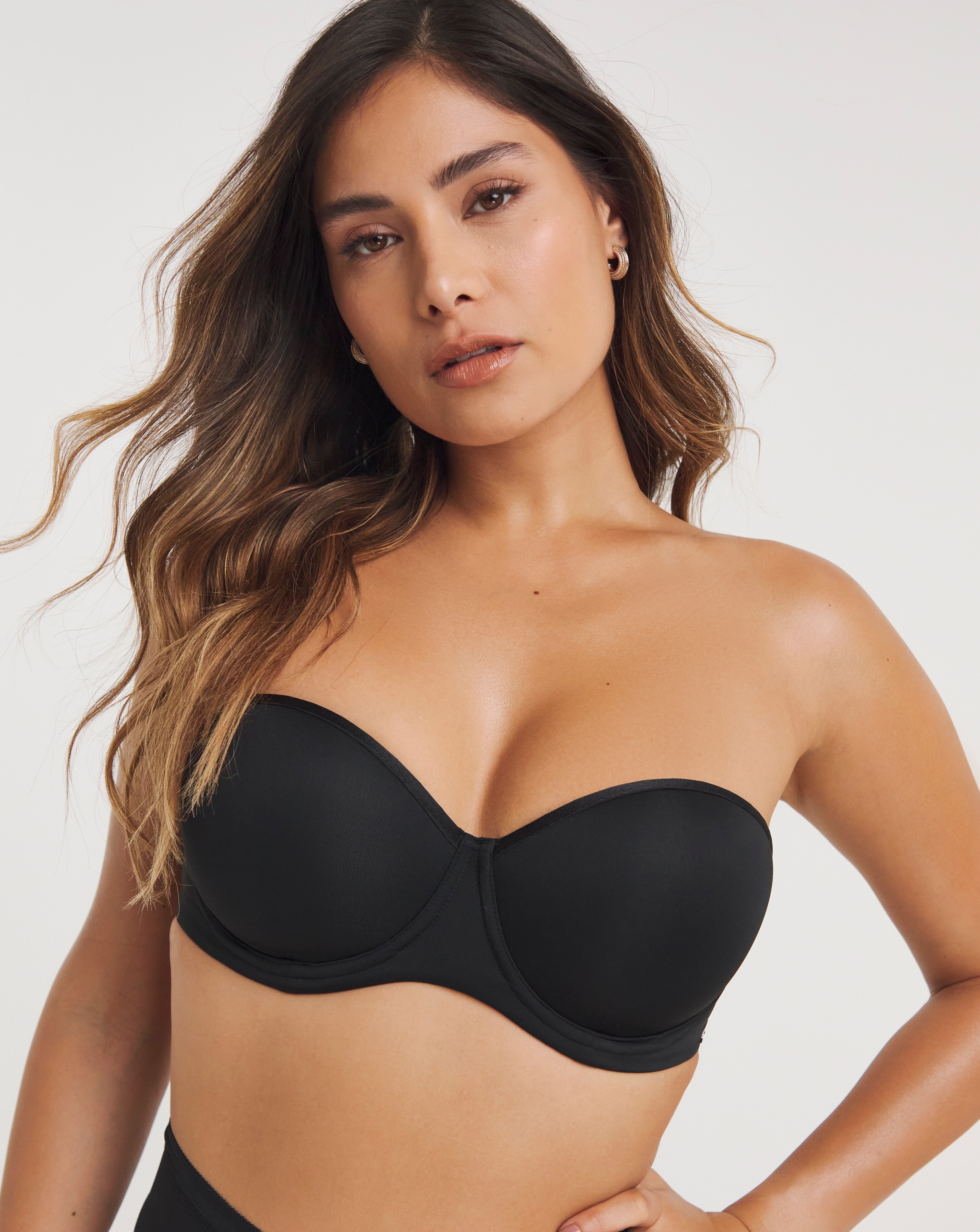 Boux Avenue Microfibre Wired Multiway Bra Black | JD Williams