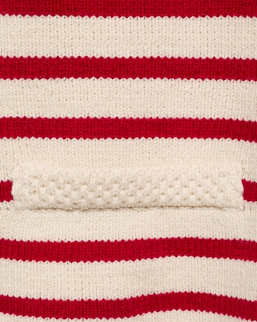 Mango Striped Knit Cardigan