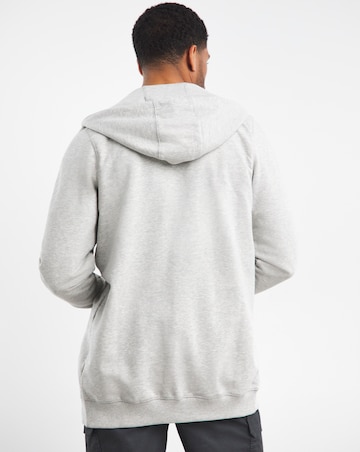 Full Zip Hoodie Extra Long