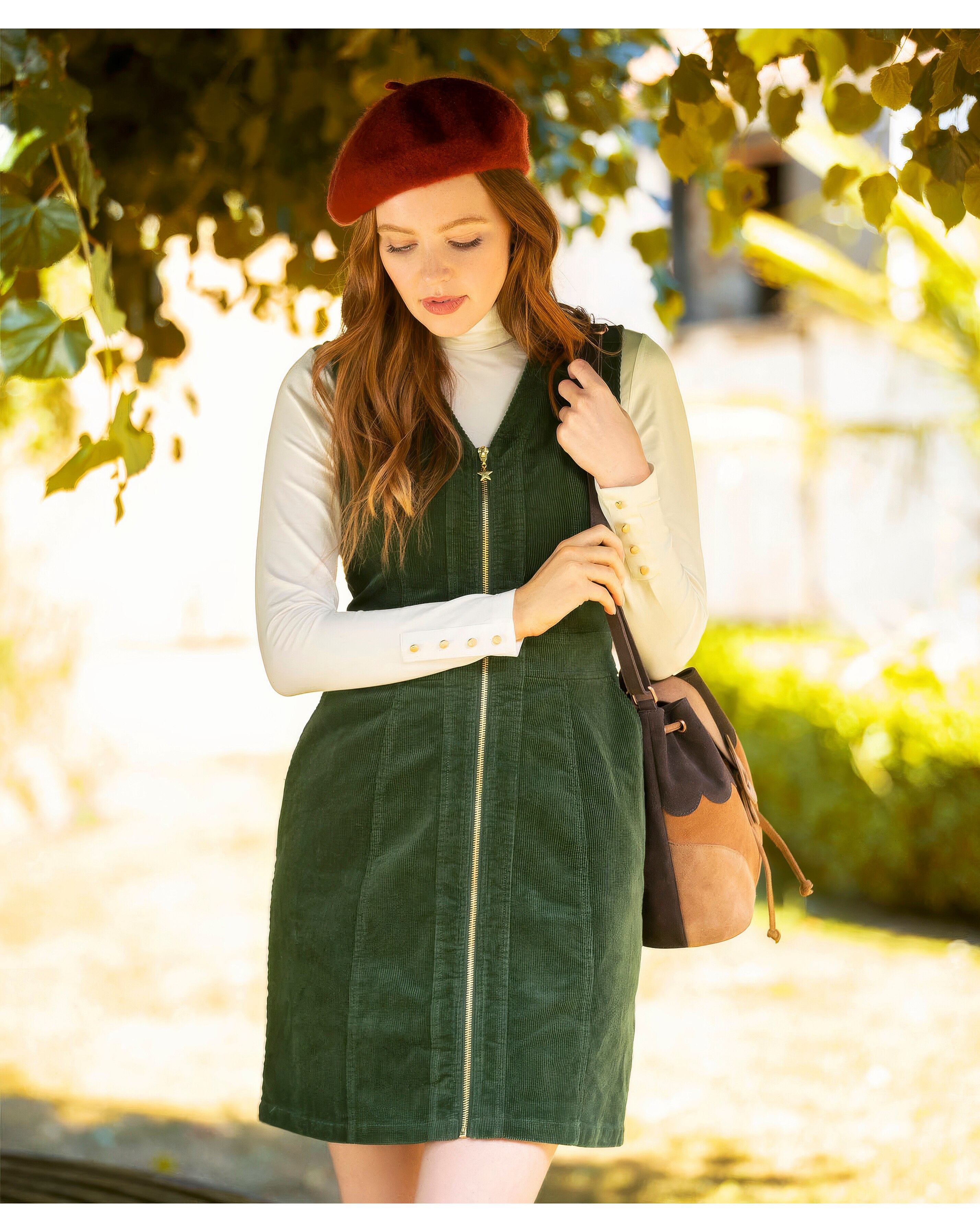 Joe Browns Confident Cord Pinafore Dress JD Williams