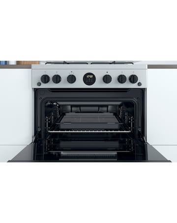 Indesit ID67G0MCX/UK 60cm Gas Double Cooker + Installation