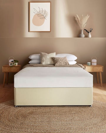 Silentnight Fabric 2 Drawer Divan Base Only