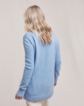 Julipa Deep V Soft Wool Longline Jumper