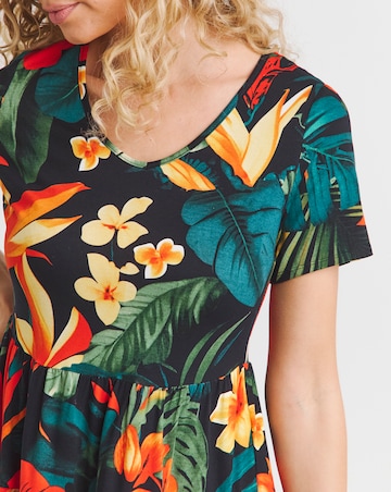 Joe Browns Tiered Tropical Jersey Tunic