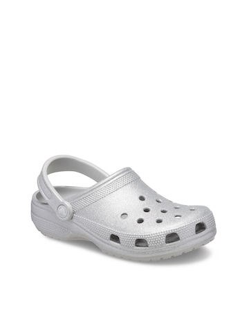 Crocs Glitter Classic Clogs Standard D Fit