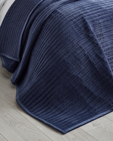 Catherine Lansfield Velvet Pinsonic Bedspread