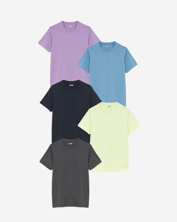5 Pack Multi Crew Neck T-Shirts