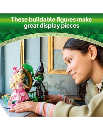 LEGO Wicked Elphaba & Glinda Figures Fantasy Toy Construction Playset 75682