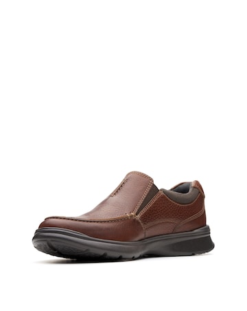 Clarks Cotrell Free Shoes Wide Fit - Tobacco