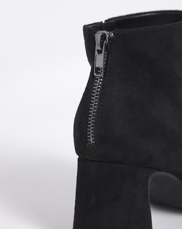 Kiana Zip Detail Shoe Boots - Wide Fit (E)