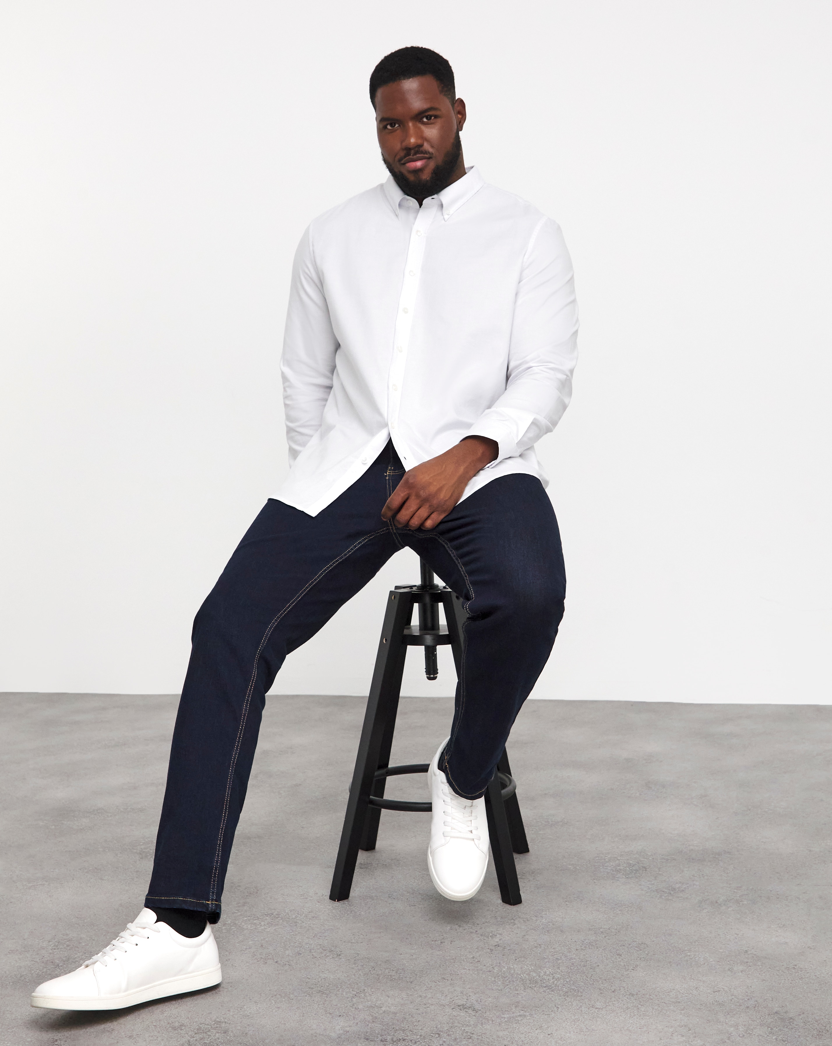 Long Sleeve Oxford Shirt Long Length