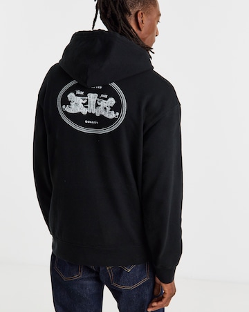 Levi's Relaxed Fit Back Graphic Hoodie - Black
