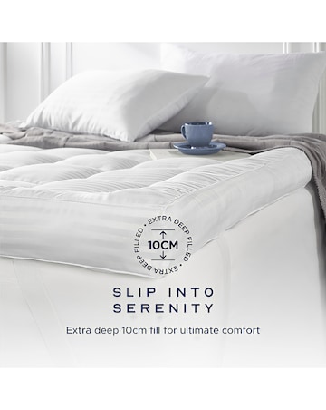 Snuggledown Luxurious Hotel Extra Deep 10cm Mattress Topper