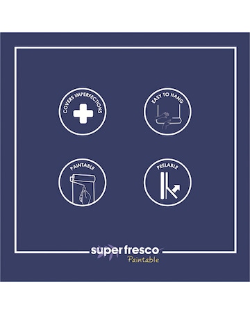 Superfresco Paintable Beadboard White Durable Heavy Duty Wallpaper