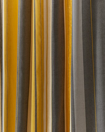 Fusion Whitworth Stripe Eyelet Curtains