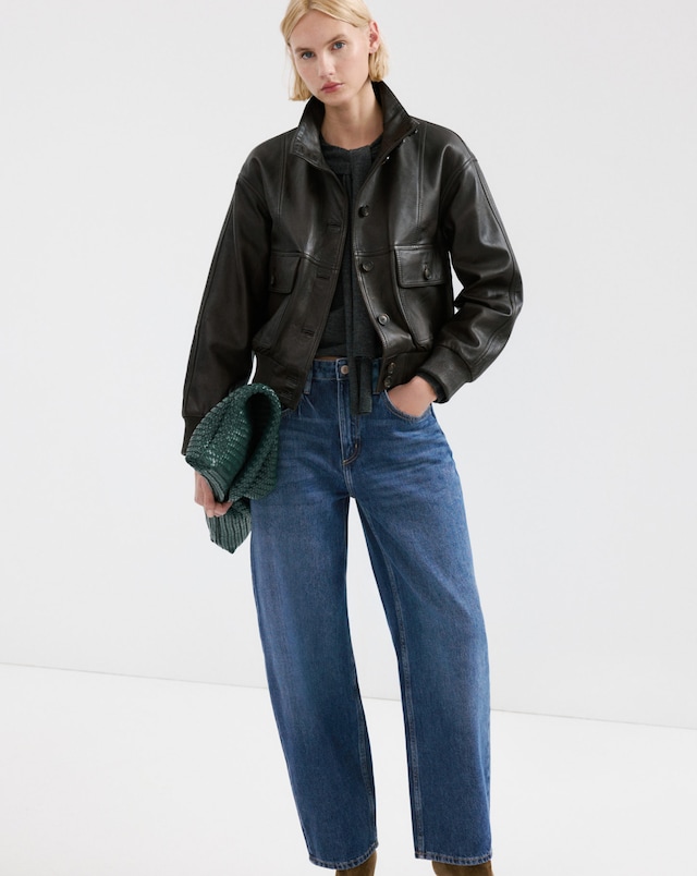 Mango Barrel High-Waist Jean