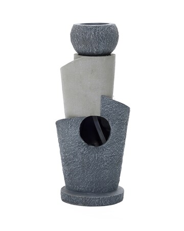 Charles Bentley 3 Tier Cascading Spiral LED Water Feature