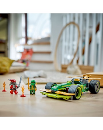 LEGO NINJAGO Lloyd's Pull-Back Race Car Toy Pretend Play Building Kit 71828