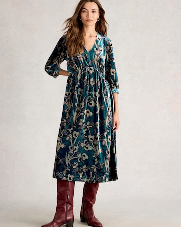 White Stuff Lucy Velvet Dress