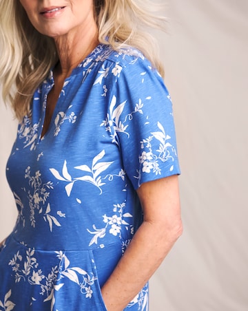 Julipa Pure Cotton Printed Jersey Shift dress