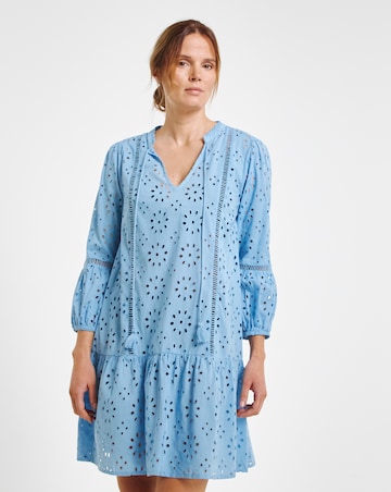 Anise Ladder Detail Mini Beach Dress