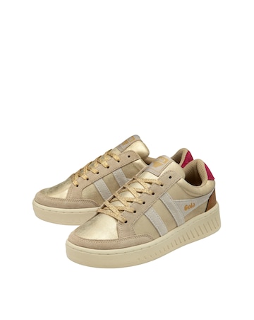 Gola Superslam Blaze II Trainers - Gold/Off White/Cerise