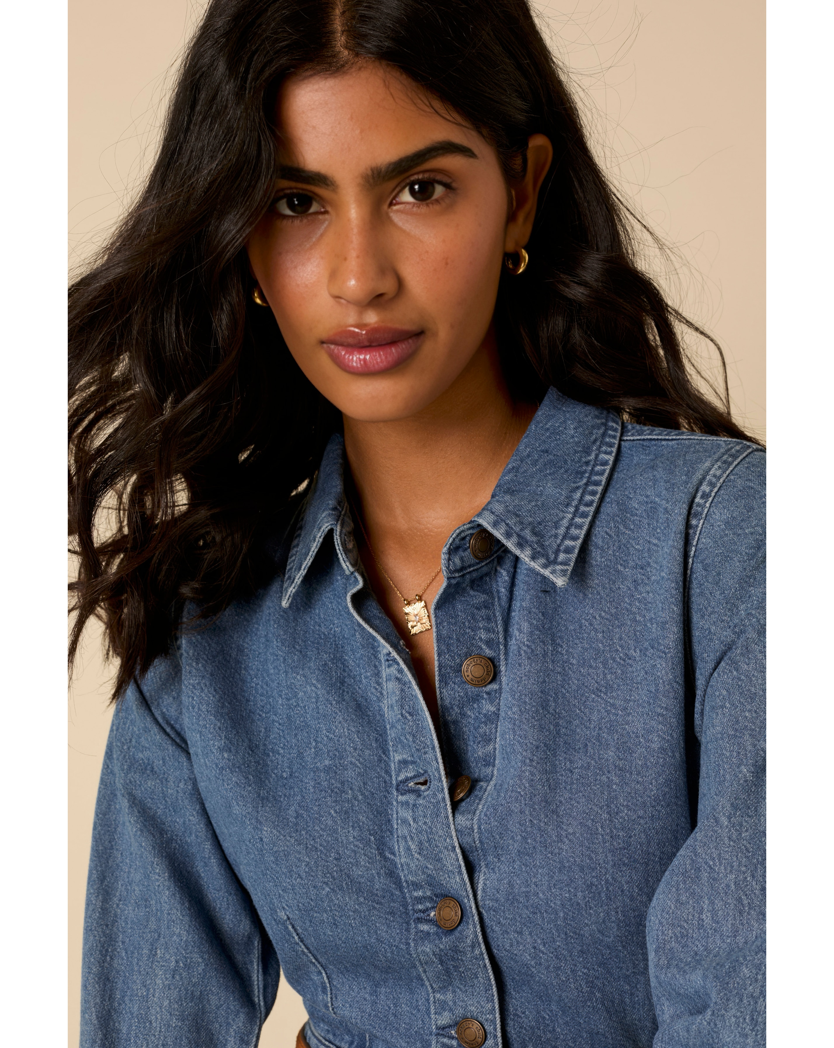 Nobody's Child Lee Denim Midi Dress | JD Williams
