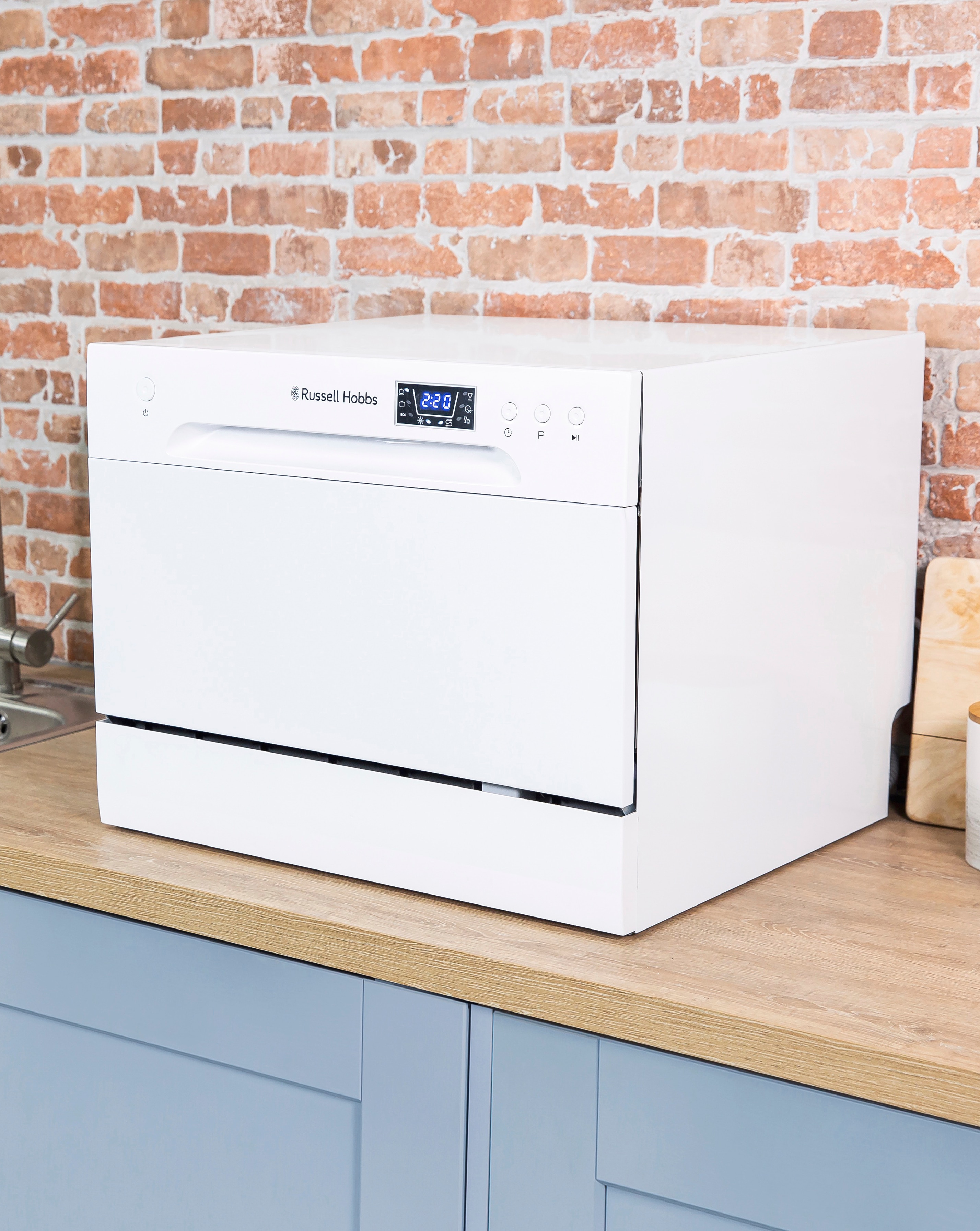 Russell Hobbs RHTTDW6W Table Top Dishwasher White JD Williams