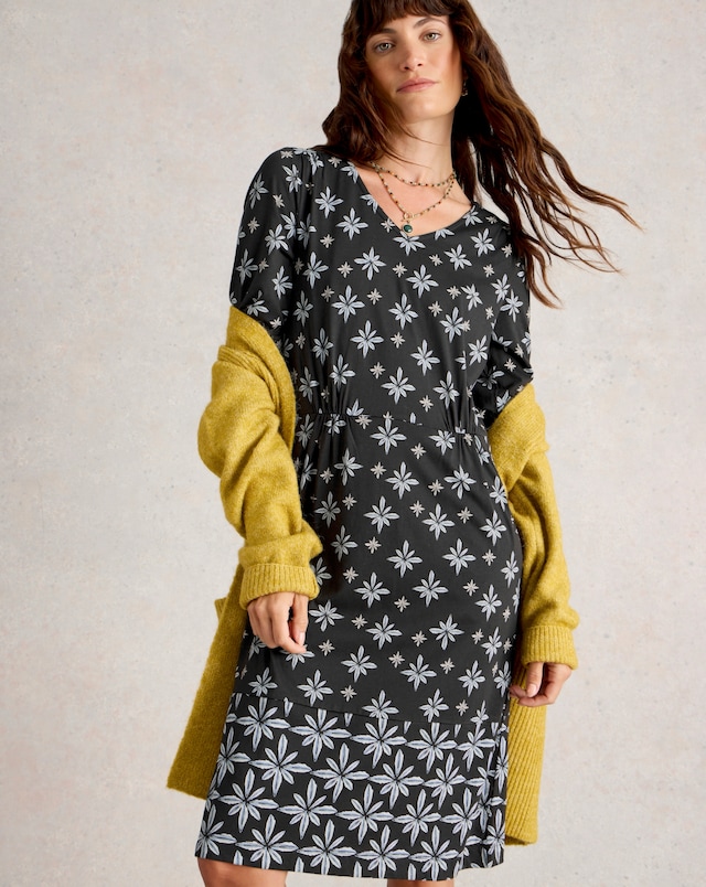 White Stuff Tallie Jersey Dress With Pockets And Gathered Waist