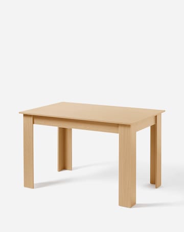 Dakota 4 Seater Dining Table with 4 Ava Button Back Chairs