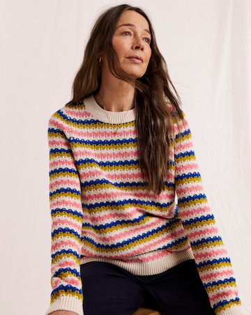 Julipa Cotton Stripe Knitted Jumper