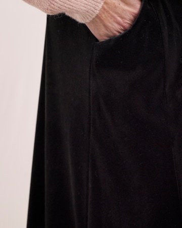 Julipa Velvet Midi Skirt