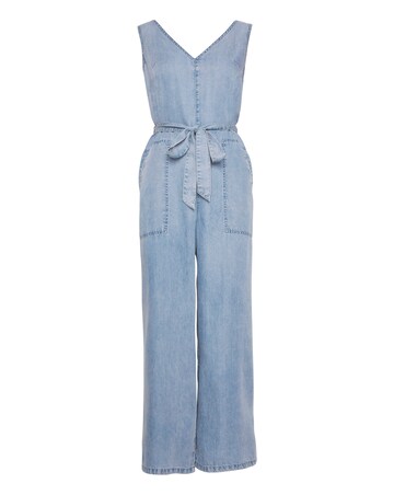 Lyocell Belted Jumpsuit