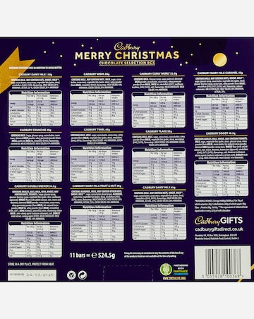 Cadbury 'Merry Christmas' Double Deck Chocolate Selection Box
