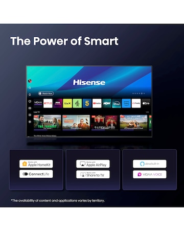 Hisense 55A6QTUK 55in 4K Ultra HD HDR LED Smart TV